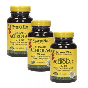 Acerola-C 250 mg Pack 3 - Natures Plus