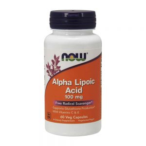 Ácido Alfa Lipóico 100 mg 60 cápsulas vegetais - Now