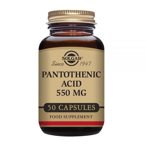 Ácido Pantoténico 550 mg 50 cápsulas - Solgar