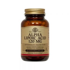Ácido Alfa-Lipóico 120 mg 60 cápsulas - Solgar