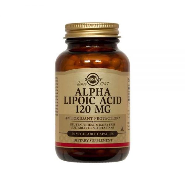 Ácido Alfa-Lipóico 120 mg 60 cápsulas - Solgar