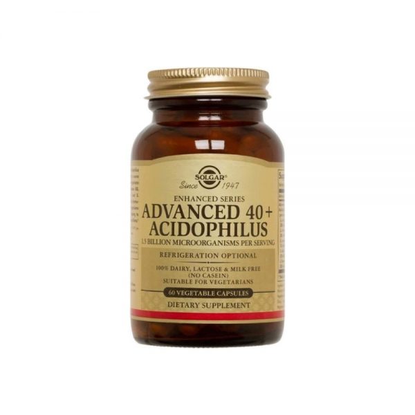 Advanced 40+ Acidophilus 60 cápsulas - Solgar