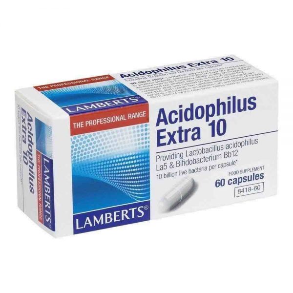 Acidophilus Extra 10 60 cápsulas - Lamberts