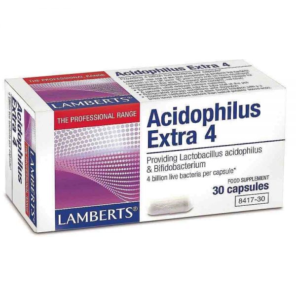 Acidophilus Extra 4 30 Cápsulas - Lamberts