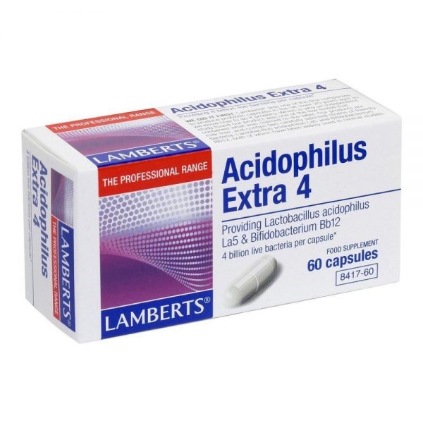 Acidophilus Extra 4 60 Cápsulas - Lamberts