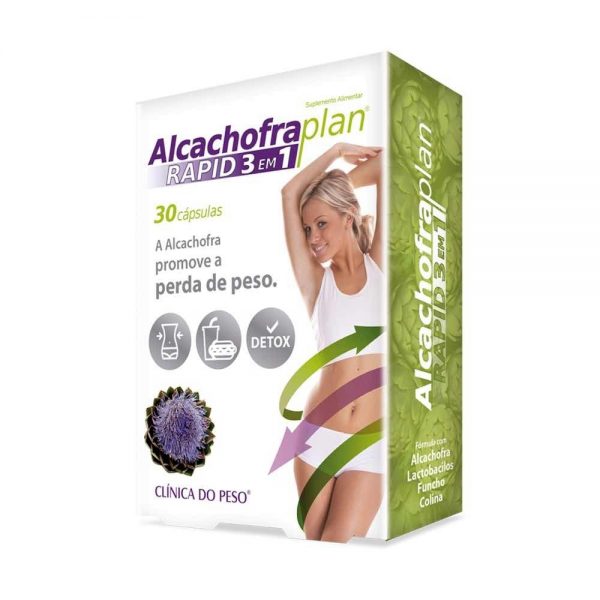 Alcachofra Plan Rapid 3 em 1 30 cápsulas - Fharmonat