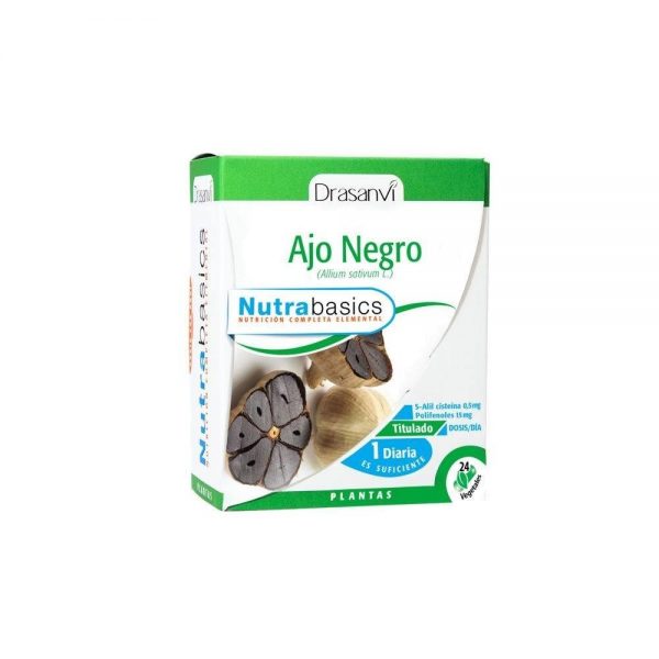 Ajo Negro 24 cápsulas - Nutrabasics Drasanvi