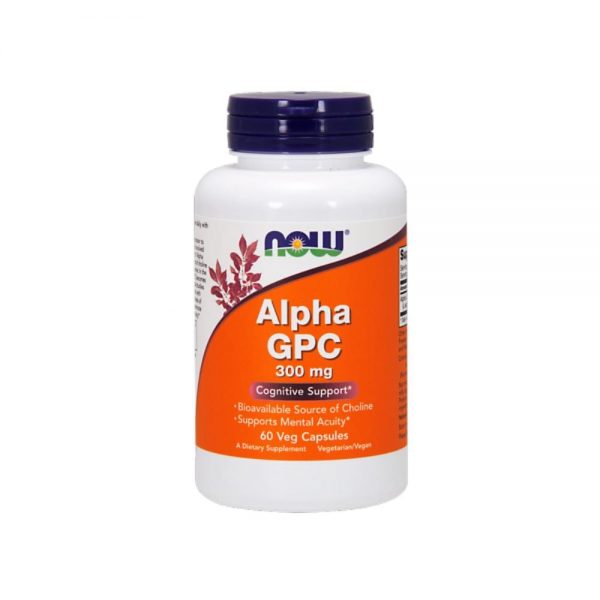 Alpha GPC 300 mg 60 cápsulas - Now