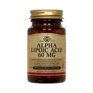 Ácido Alfa Lipóico 60 mg 30 cápsulas - Solgar