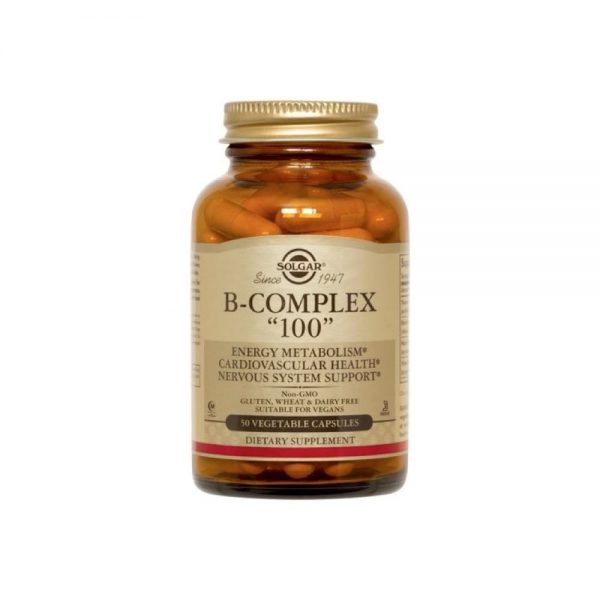 B-Complex 100 mg 50 cápsulas - Solgar