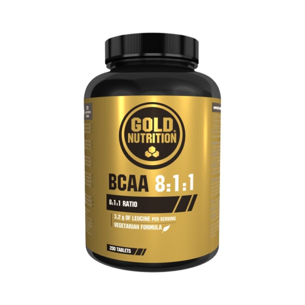 BCAA 8:1:1 200 comprimidos - Gold Nutrition