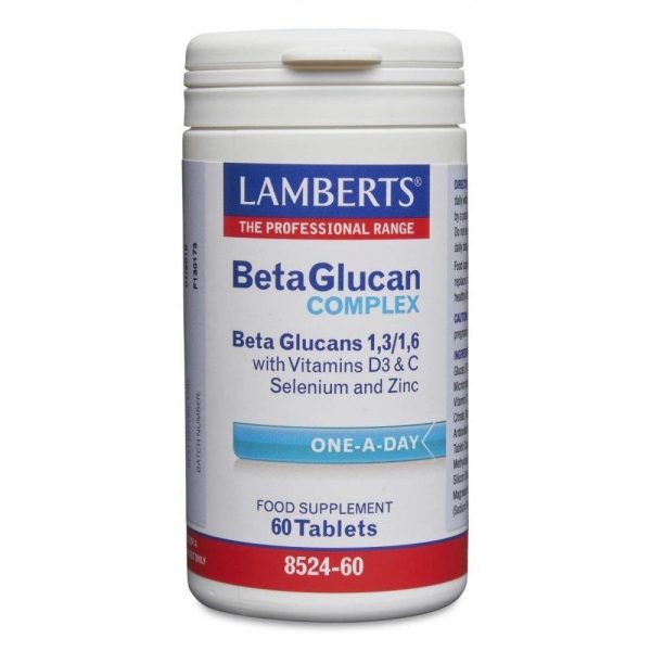 Beta Glucan Complexo 60 Comprimidos - Lamberts