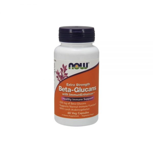 Beta Glucano 250 mg 60 cápsulas vegetais - Now