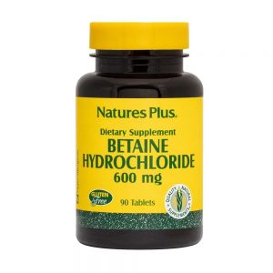 Betaina HCL 600 mg 90 comprimidos - Natures Plus