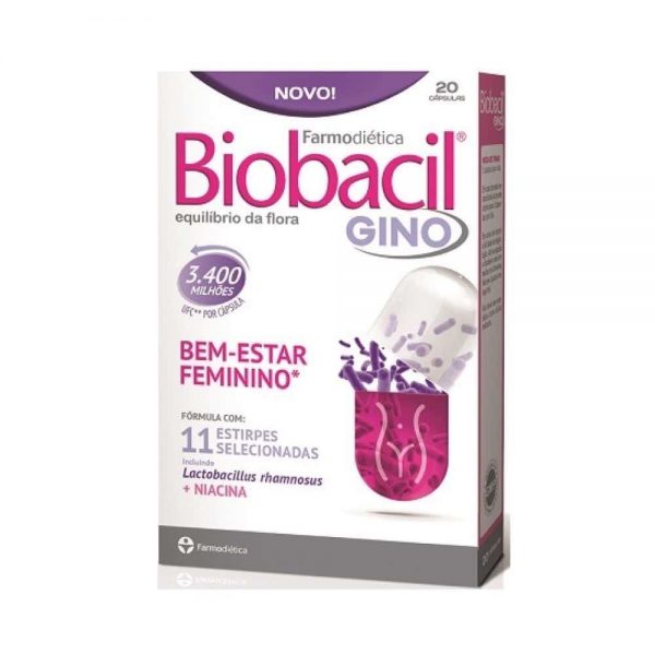 Biobacil Gino 20 cápsulas - Farmodiética