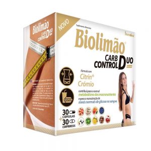 Biolimão carb control duo 30 cápsulas+30 comprimidos - Fharmonat