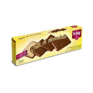 Bolacha petit chocolate leite 130 g - s/glúten - Schar