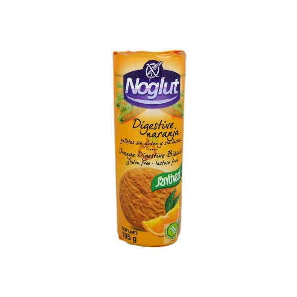 Galletas Digestivas con Naranja 195 g - Noglut