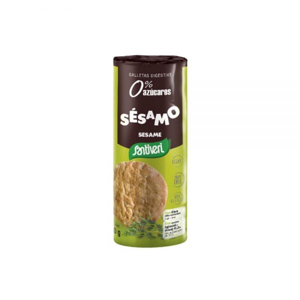 Galletas Maria Digestivas con Sésamo 190 g - Santiveri