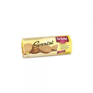 Bolachas com recheio cacau sorrisi 250 gr - s/glúten - Schar