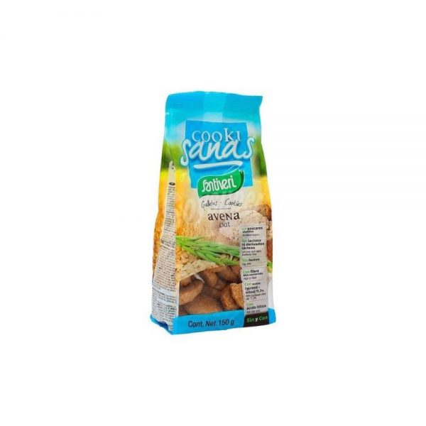 Galletas Artesanales Avena 150 g - Cookie Sanas Santiveri