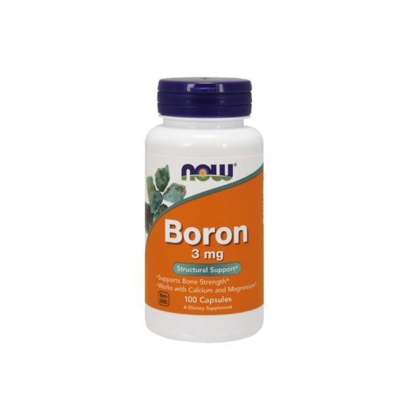 Boron 3 mg 100 cápsulas - Now