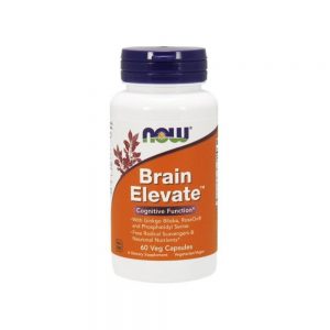 Brain Elevate 60 cápsulas vegetais - Now