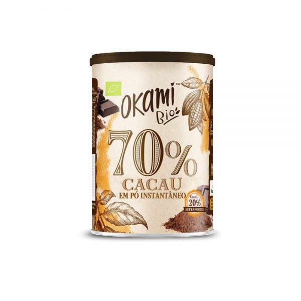 Cacau 70% Instant 250 g - Okami Bio