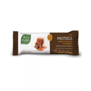 Caixa de Barras Proteicas Chocolate e Caramelo 30 unidades - Allpura