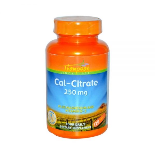 Cal-Citrate 250 mg 120 comprimidos -Thompson