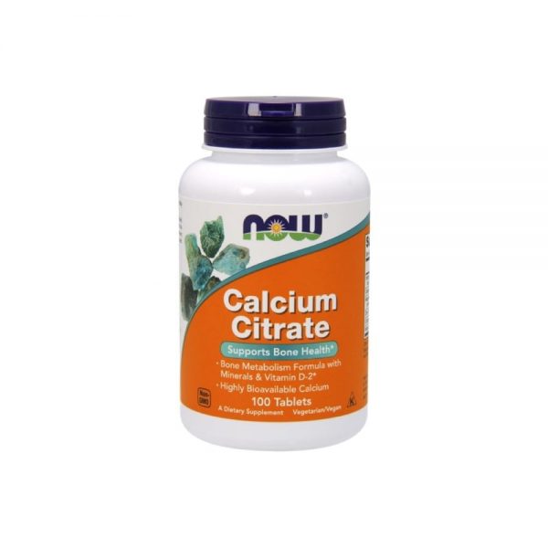 Cálcio Citrato 100 comprimidos - Now