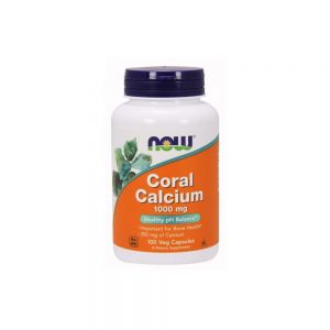 Cálcio Coral 1000 mg 100 cápsulas vegetais - Now