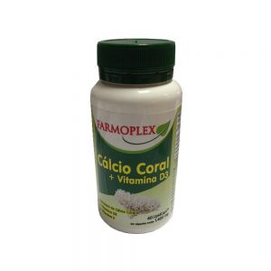 Cálcio Coral + Vitamina D3 60 Lipidcaps - Farmoplex