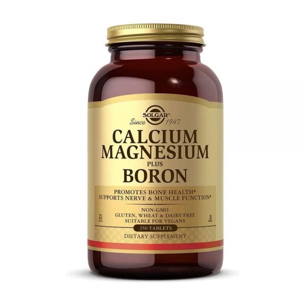 Cálcio Magnésio Plus Boron 250 comprimidos - Solgar