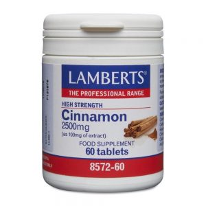 Canela 2500 mg 60 comprimidos - Lamberts