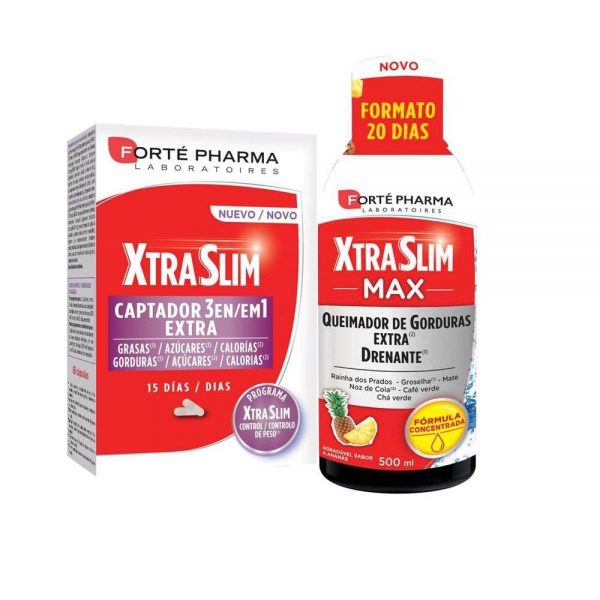 Captador Gorduras + Xtra Slim Max - Forte Pharma