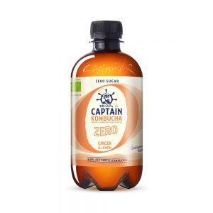 Kombucha Zero Bio Gengibre e Limão 400 ml - Captain