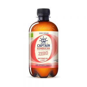 Kombucha Zero Bio Sandía y Menta 400 ml - Captain