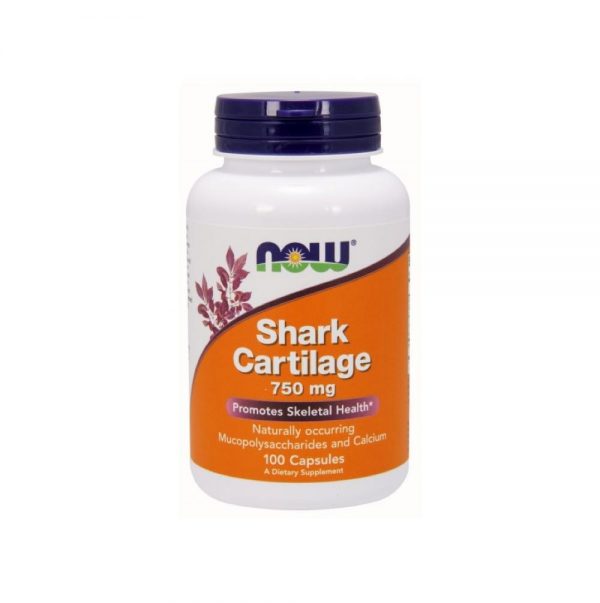 Shark Cartilage 750 mg 100 cápsulas - Now