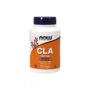 CLA 800 mg 90 cápsulas vegetais - Now