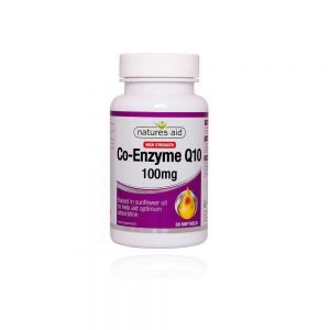 Co-Enzyme Q10 100 mg 30 softgels - Natures Aid