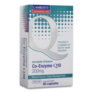 Co-Enzyme Q10 200 mg 60 cápsulas - Lamberts