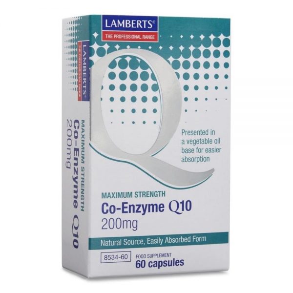 Co-Enzyme Q10 200 mg 60 cápsulas - Lamberts