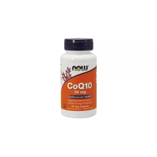 Co-Enzyme Q10 30 mg 60 cápsulas vegetais - Now