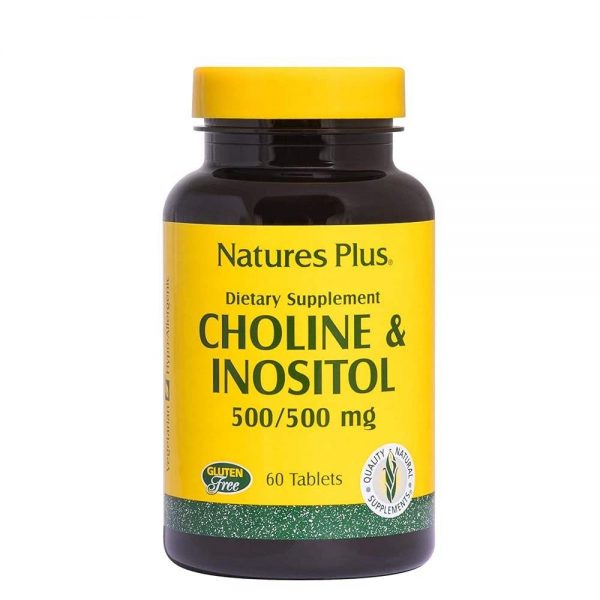 Colina & Inositol 500 mg 60 comprimidos - Natures Plus