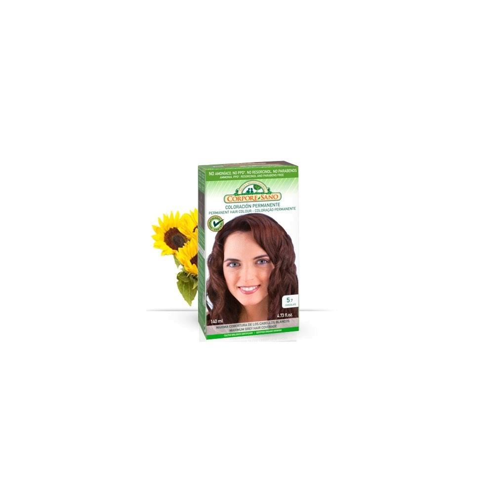 Coloração permamente chocolate nº 5.7 140 ml - Corpore Sano