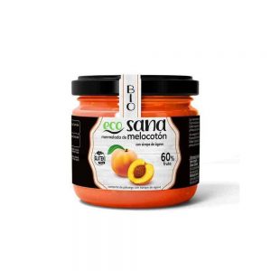 Mermelada Extra Pêssego Sem Açúcar Bio 260 g - Ecosana