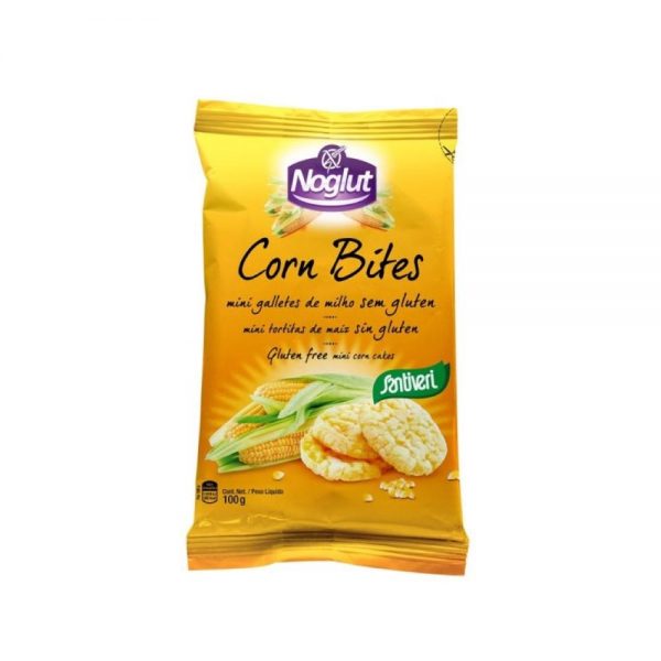 Corn Bites Mini Galletes de Maiz 100 g - Noglut