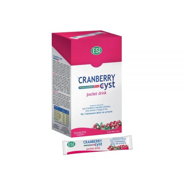 Cranberry Cyst Pocket Drink 16 Saquetas - Esi