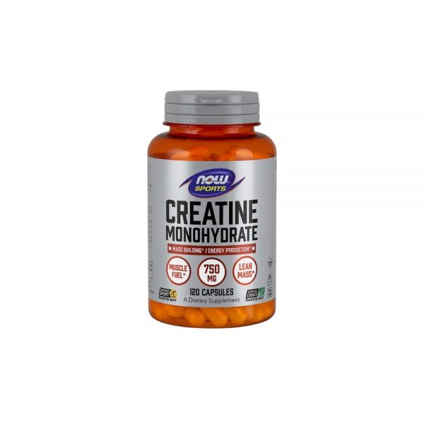 Creatina Monohydrate 750 mg 120 cápsulas - Now